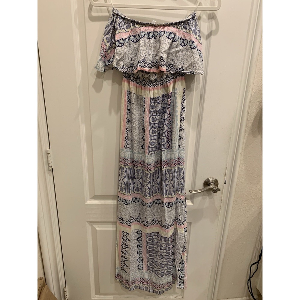 Cotton On Boho Maxi Dress Off The Shoulder
